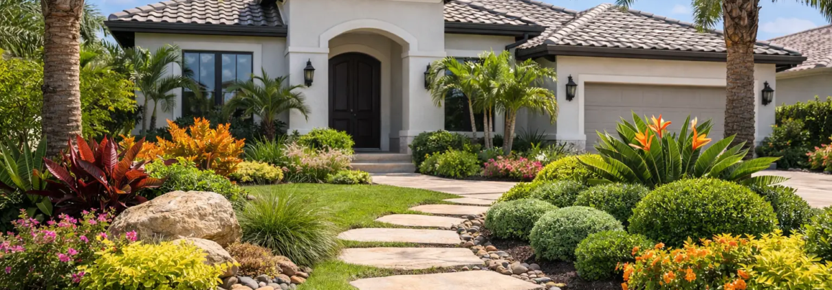 Front Yard Landscape Design for Florida Homes