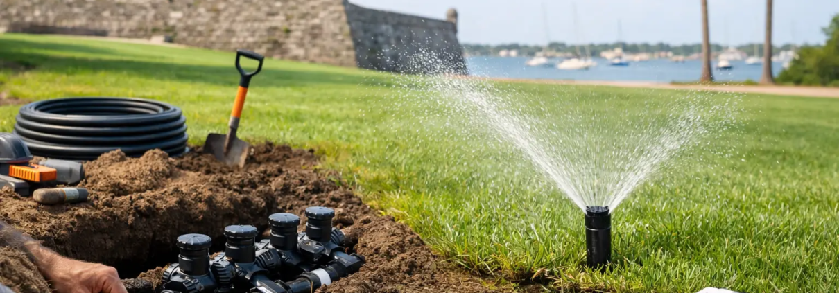 Sprinkler System Installation Cost in St. Augustine