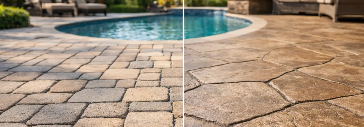 Pavers Versus Stamped Concrete for Florida Yards