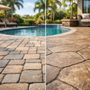 Pavers Versus Stamped Concrete for Florida Yards