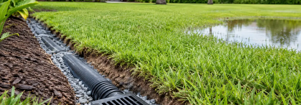 Top Florida Lawn Drainage Solutions for Wet Yards